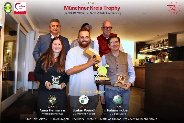 Finale Münchner Kreis Trophy 2026 Podestplatz und Traumreise für den Wittelsbacher GC. Beim Finale der Münchner Kreis…